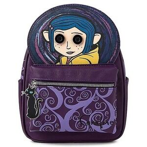 Bioworld Coraline Button‎ Eye Face Mini Backpack Exclusive